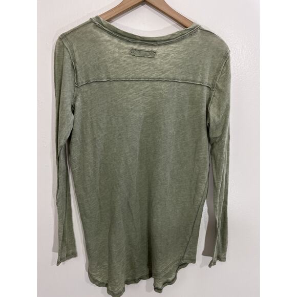 Boho Grunge Minimalist Cabincore Lounge Relaxed Top S Coastal Capsule Y2K 90s - Picture 2 of 15